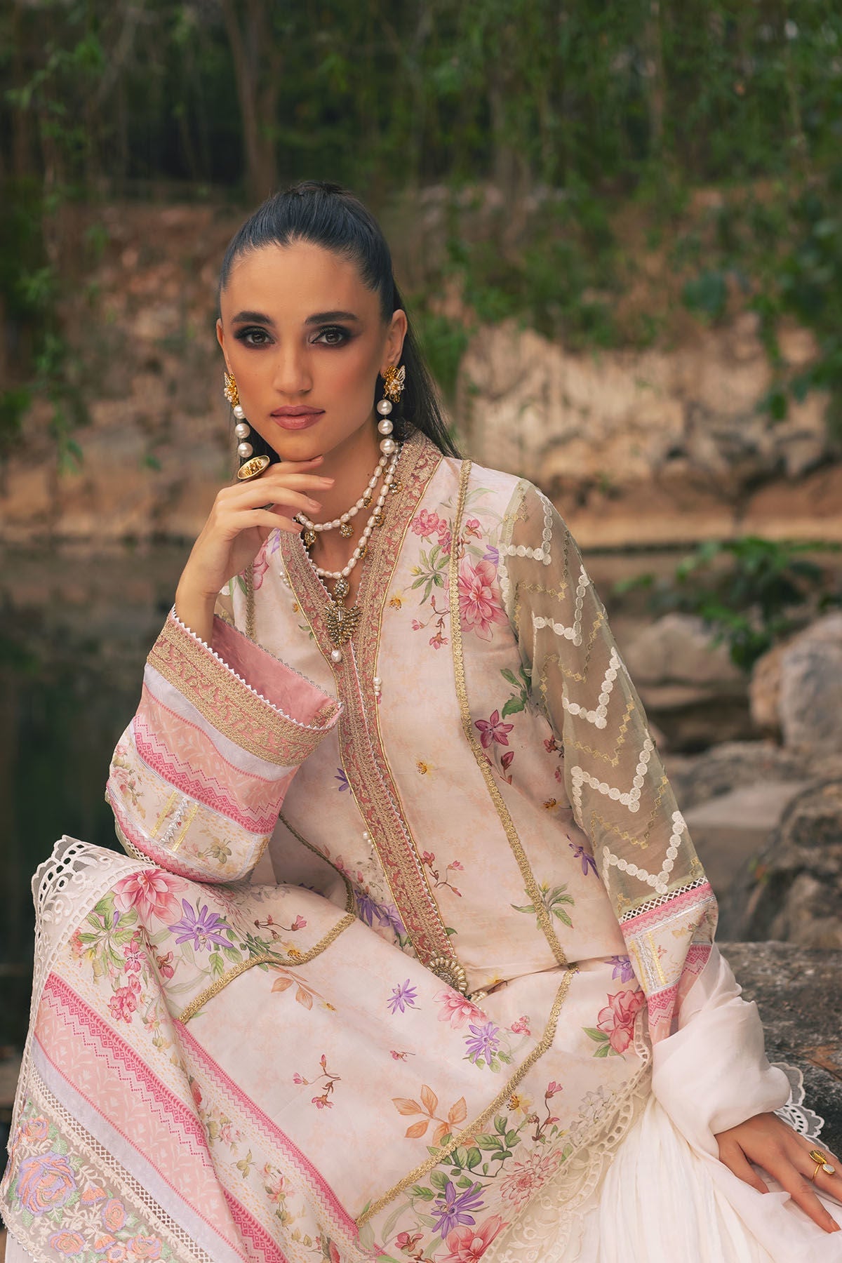 Annus Abrar | Luxe Silk Pret | HALEH by Annus Abrar - Designer Dress - Type: Ladies Clothes - Available at Libayah - 100% Original