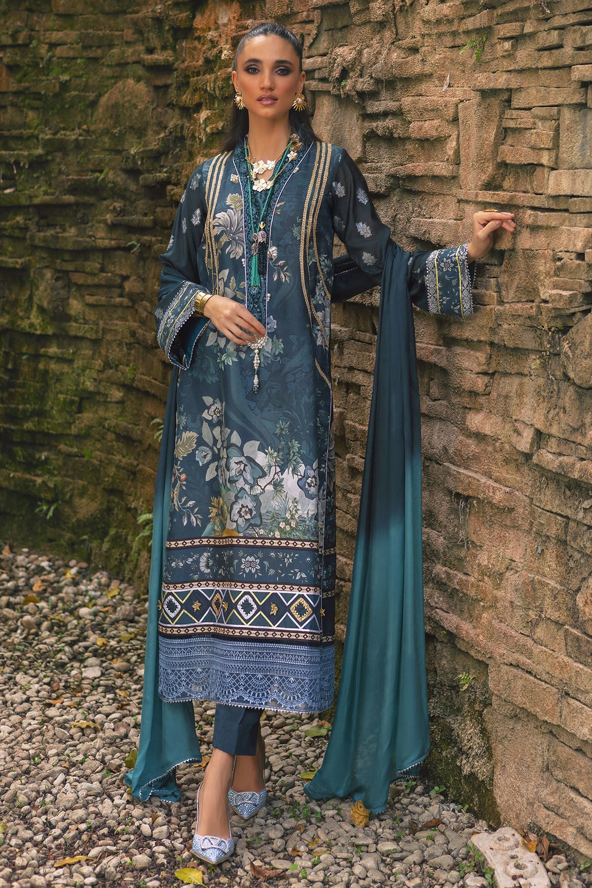 Annus Abrar | Luxe Silk Pret | NARIN by Annus Abrar - Designer Dress - Type: Ladies Clothes - Available at Libayah - 100% Original