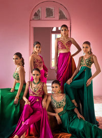 Zainab Chottani | Semi Formals | FUSCHIA QUARTS by Zainab Chottani - Designer Dress - Type: Ladies Clothes - Available at Libayah - 100% Original