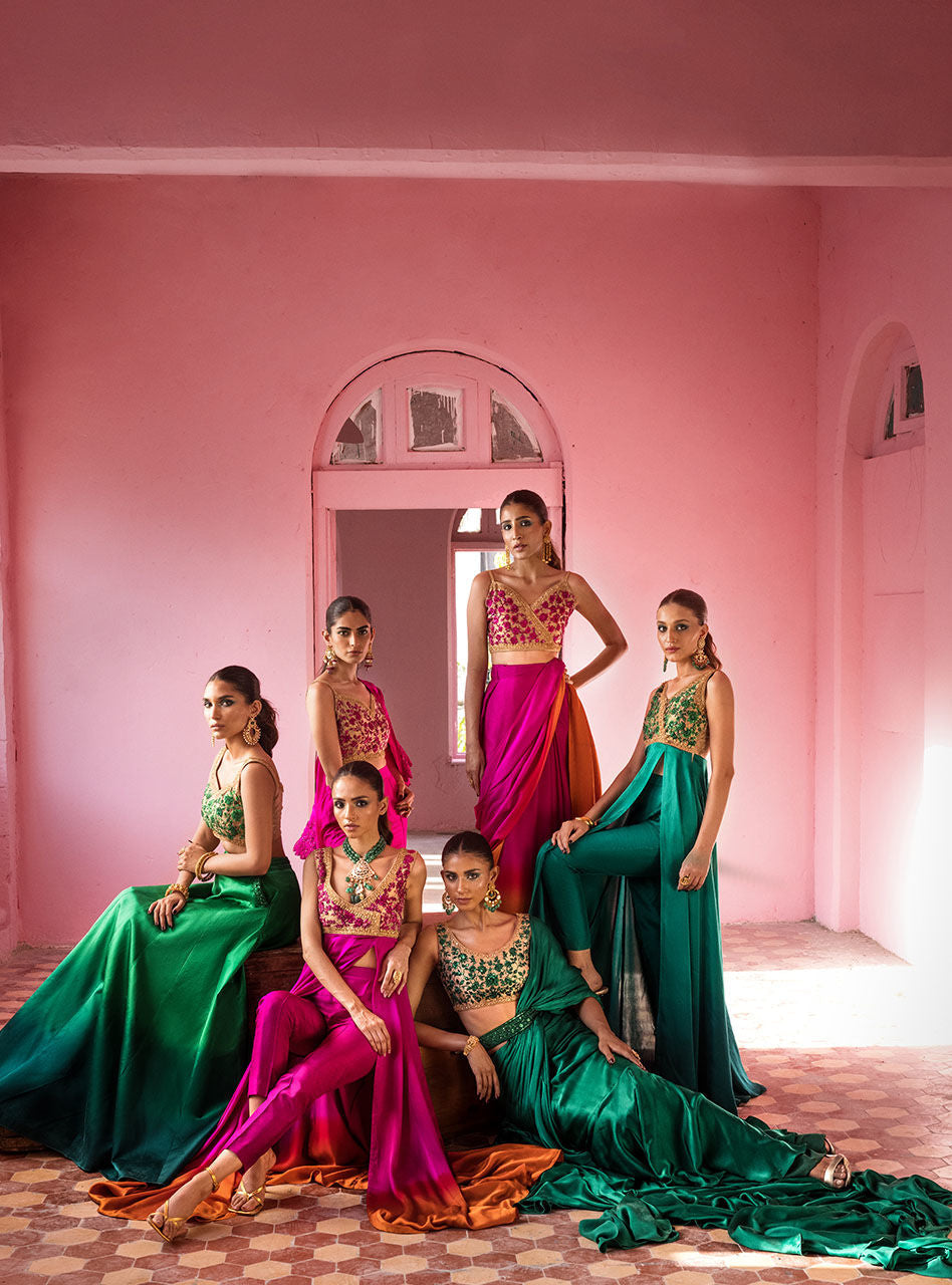 Zainab Chottani | Semi Formals | BLUSHING ROSEATTE by Zainab Chottani - Designer Dress - Type: Ladies Clothes - Available at Libayah - 100% Original