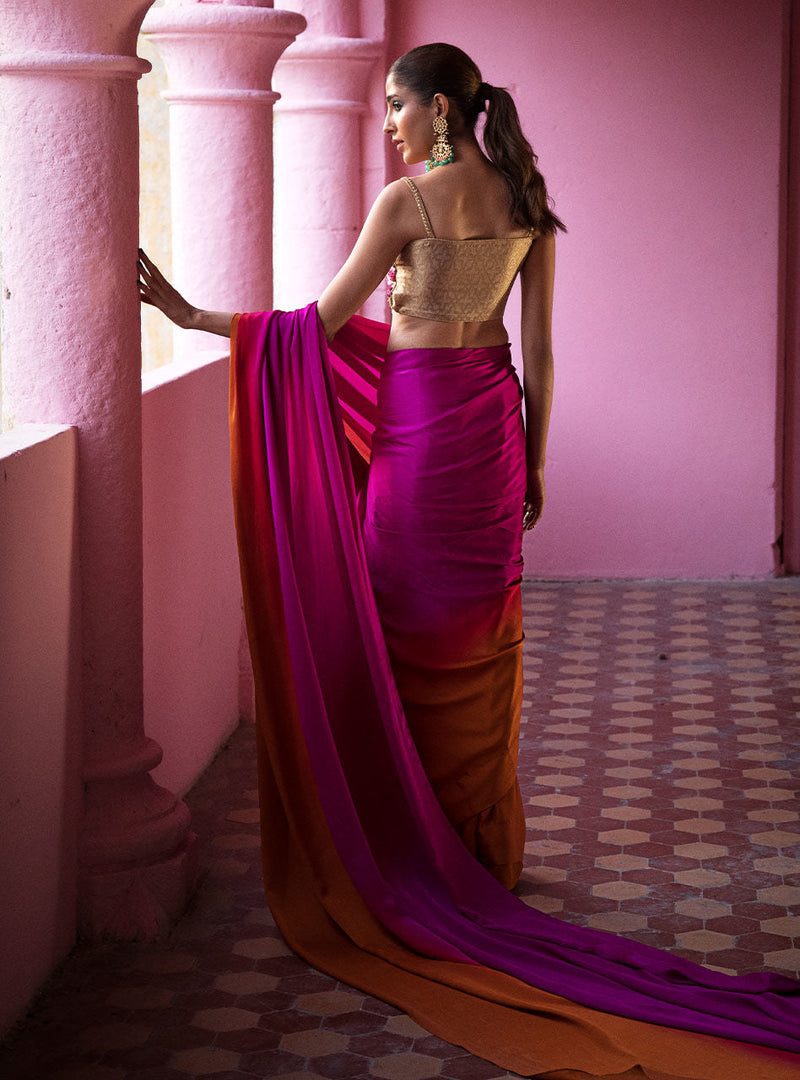 Zainab Chottani | Semi Formals | FUSCHIA QUARTS by Zainab Chottani - Designer Dress - Type: Ladies Clothes - Available at Libayah - 100% Original