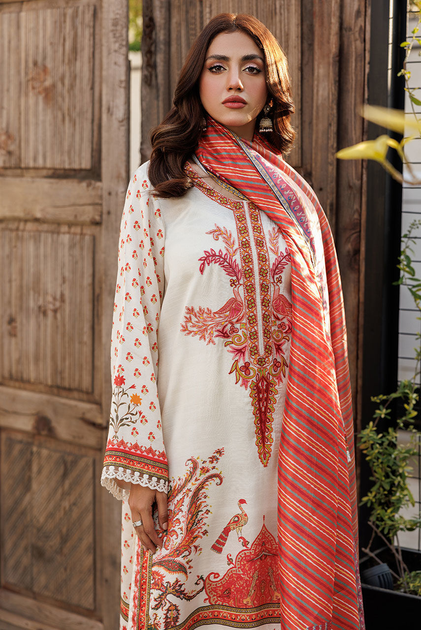 Deepak Perwani | Festive Lawn 24 | KTD4073 by Deepak Perwani - Designer Dress - Type: Ladies Clothes - Available at Libayah - 100% Original