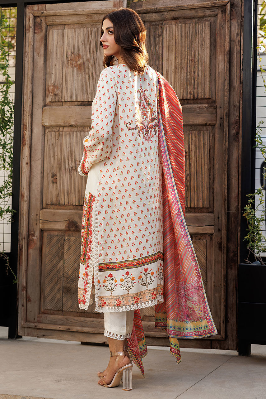 Deepak Perwani | Festive Lawn 24 | KTD4073 by Deepak Perwani - Designer Dress - Type: Ladies Clothes - Available at Libayah - 100% Original