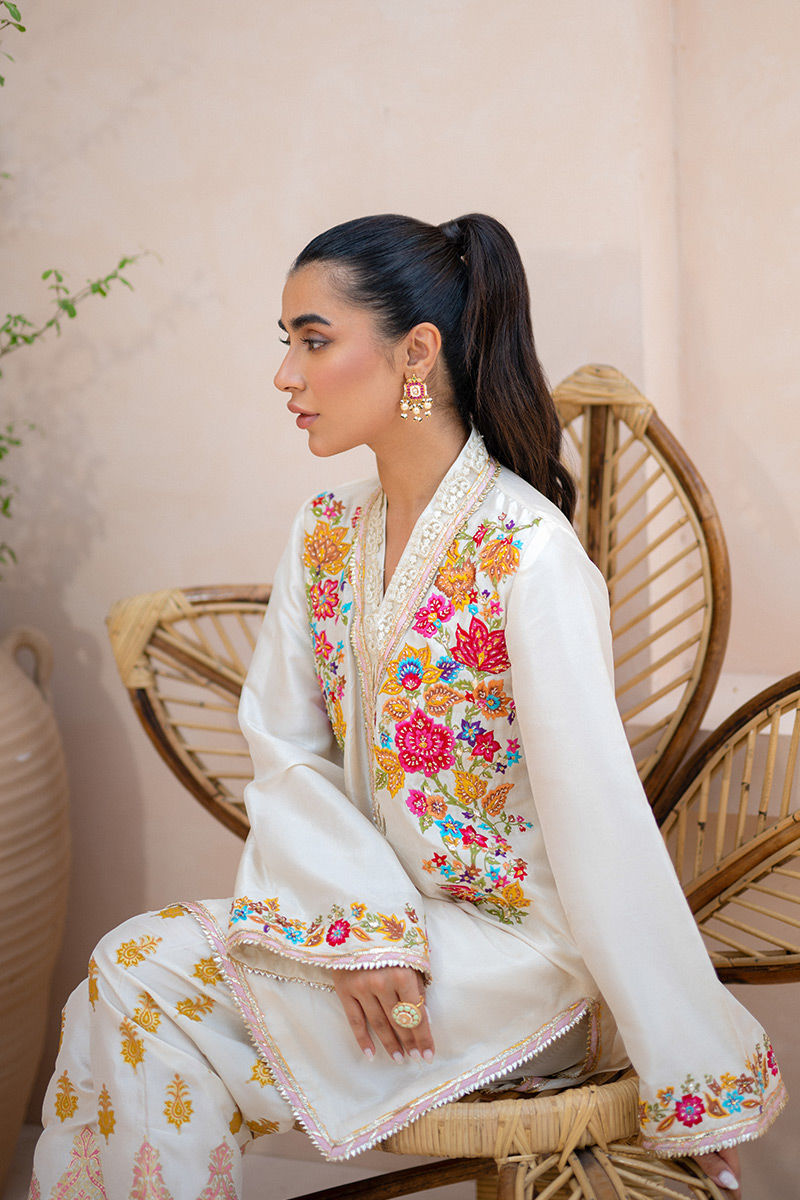 Ansab Jahangir | Luxury Silk Pret | ETHEREAL WHISPER by Ansab Jahangir - Designer Dress - Type: Ladies Clothes - Available at Libayah - 100% Original