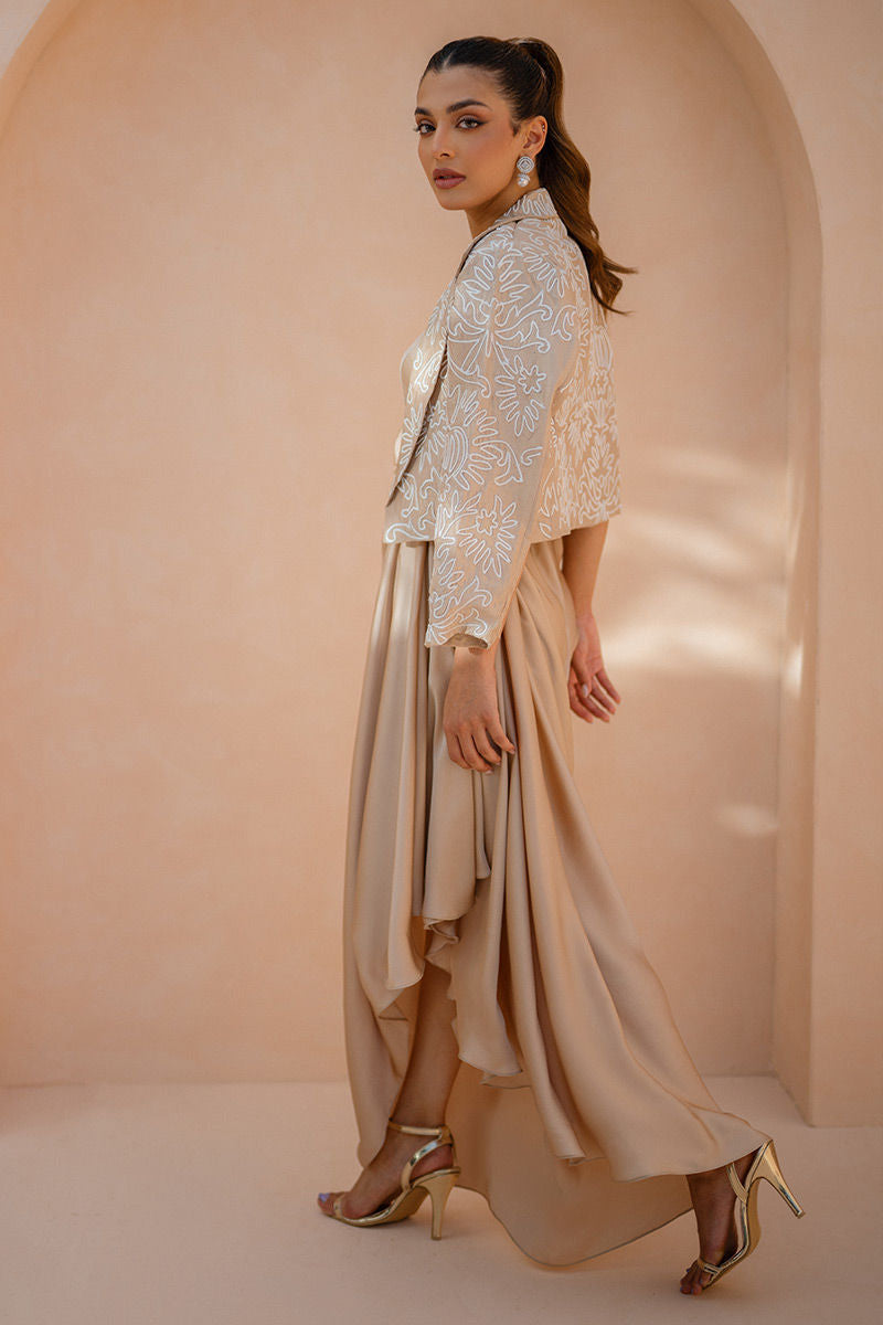 Ansab Jahangir | Luxury Silk Pret | SERAPHINA SILK by Ansab Jahangir - Designer Dress - Type: Ladies Clothes - Available at Libayah - 100% Original