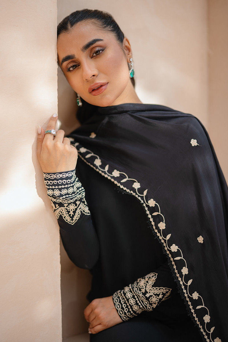 Ansab Jahangir | Luxury Silk Pret | NOCTURNE by Ansab Jahangir - Designer Dress - Type: Ladies Clothes - Available at Libayah - 100% Original