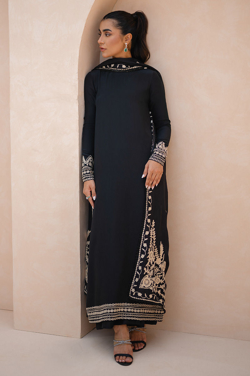Ansab Jahangir | Luxury Silk Pret | NOCTURNE by Ansab Jahangir - Designer Dress - Type: Ladies Clothes - Available at Libayah - 100% Original