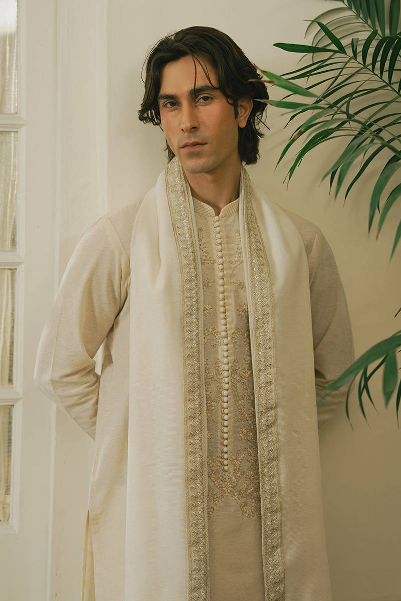 Pakisatni Menswear | Mohsin Naveed Ranjah | Afnaan by MNR - Designer Dress - Type: MensWear - Available at Libayah - 100% Original