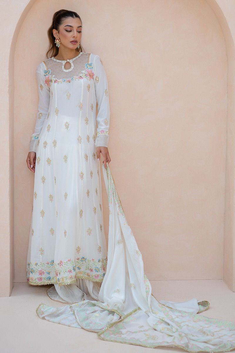 Ansab Jahangir | Luxury Silk Pret | ELYSIAN OPAL by Ansab Jahangir - Designer Dress - Type: Ladies Clothes - Available at Libayah - 100% Original