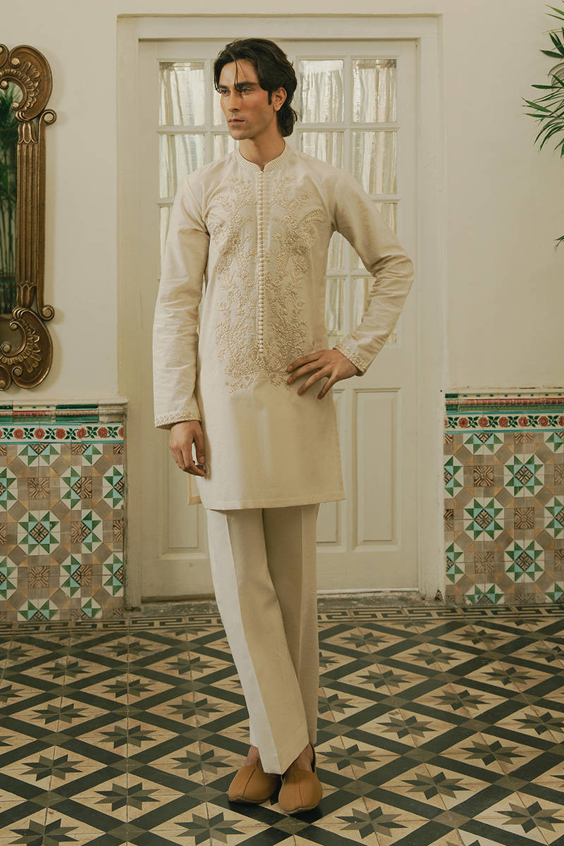 Pakisatni Menswear | Mohsin Naveed Ranjah | Afnaan by MNR - Designer Dress - Type: MensWear - Available at Libayah - 100% Original