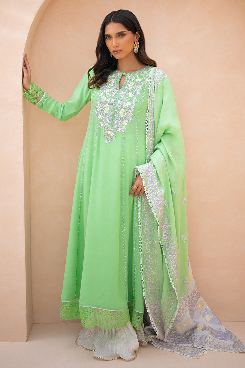 Ansab Jahangir | Luxury Silk Pret | VERDE by Ansab Jahangir - Designer Dress - Type: Ladies Clothes - Available at Libayah - 100% Original