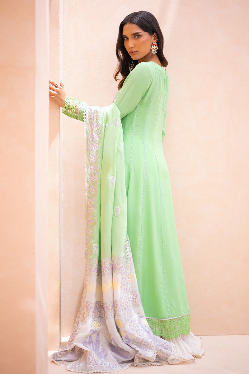 Ansab Jahangir | Luxury Silk Pret | VERDE by Ansab Jahangir - Designer Dress - Type: Ladies Clothes - Available at Libayah - 100% Original