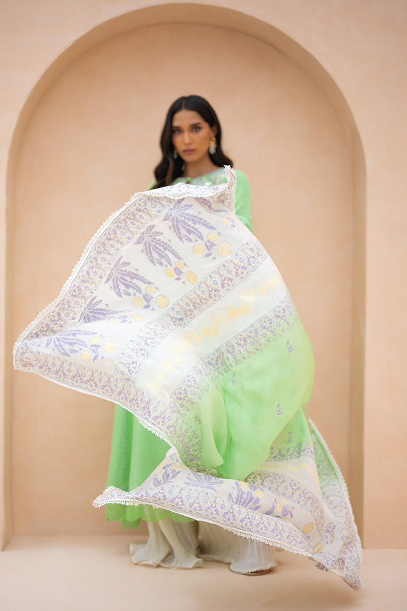Ansab Jahangir | Luxury Silk Pret | VERDE by Ansab Jahangir - Designer Dress - Type: Ladies Clothes - Available at Libayah - 100% Original