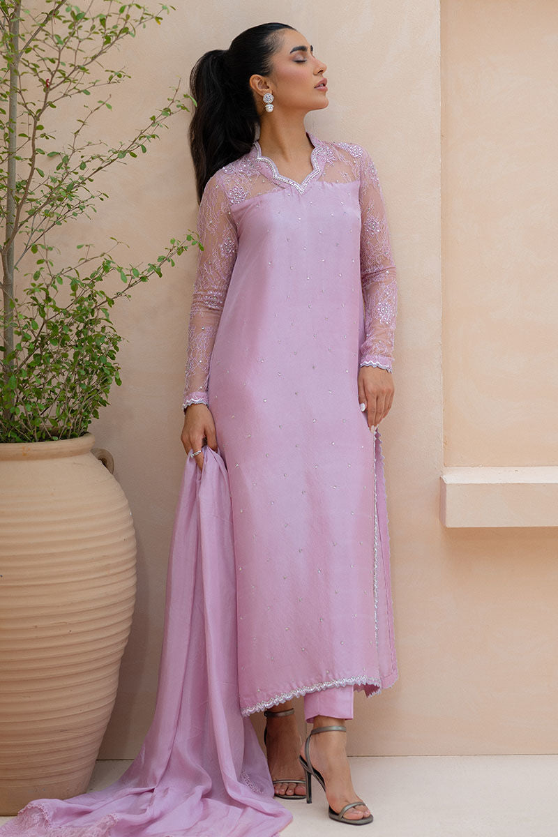 Ansab Jahangir | Luxury Silk Pret | LACE SONATA by Ansab Jahangir - Designer Dress - Type: Ladies Clothes - Available at Libayah - 100% Original