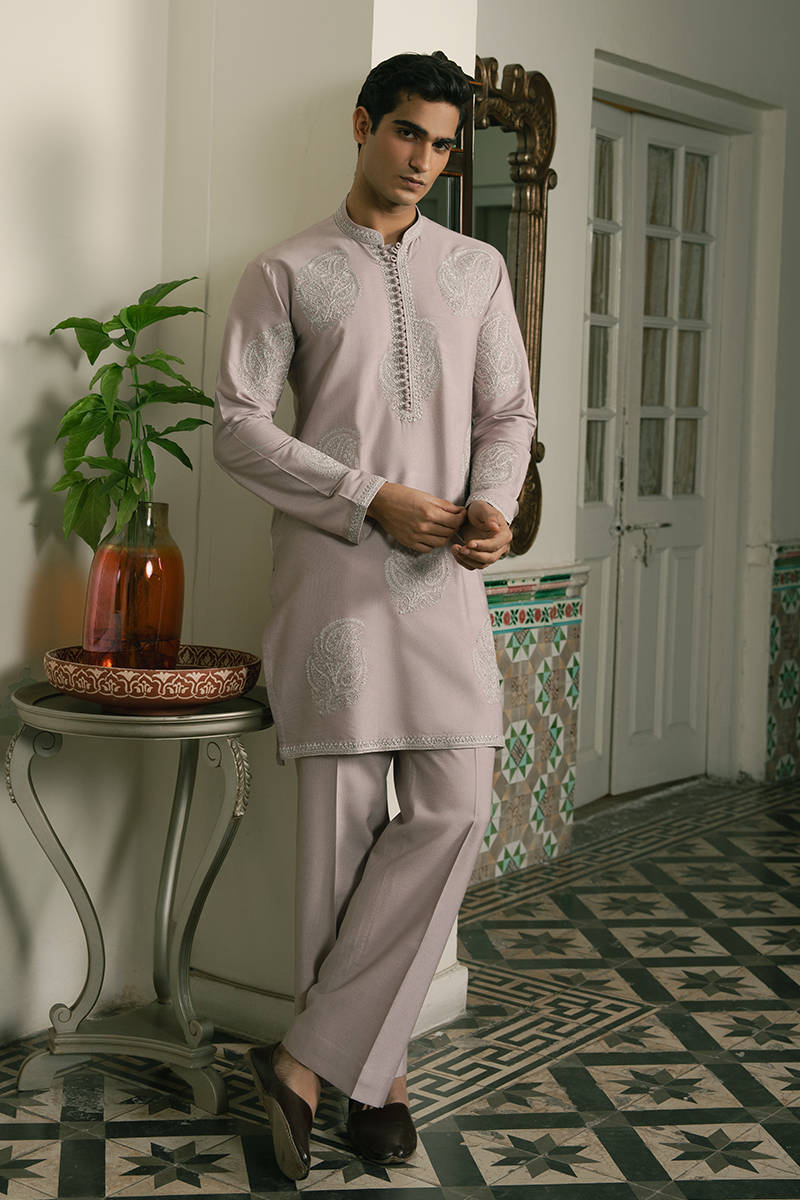 Pakisatni Menswear | Mohsin Naveed Ranjah | Shazil by MNR - Designer Dress - Type: MensWear - Available at Libayah - 100% Original