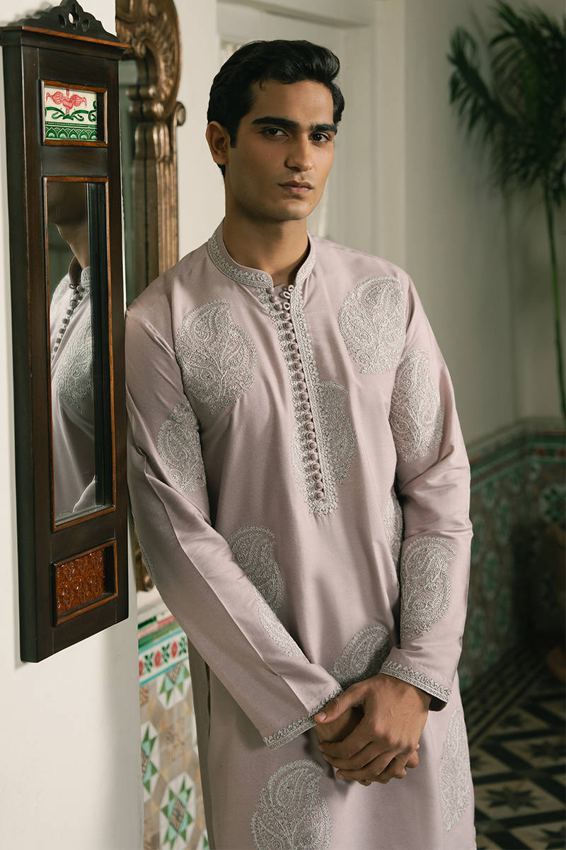 Pakisatni Menswear | Mohsin Naveed Ranjah | Shazil by MNR - Designer Dress - Type: MensWear - Available at Libayah - 100% Original
