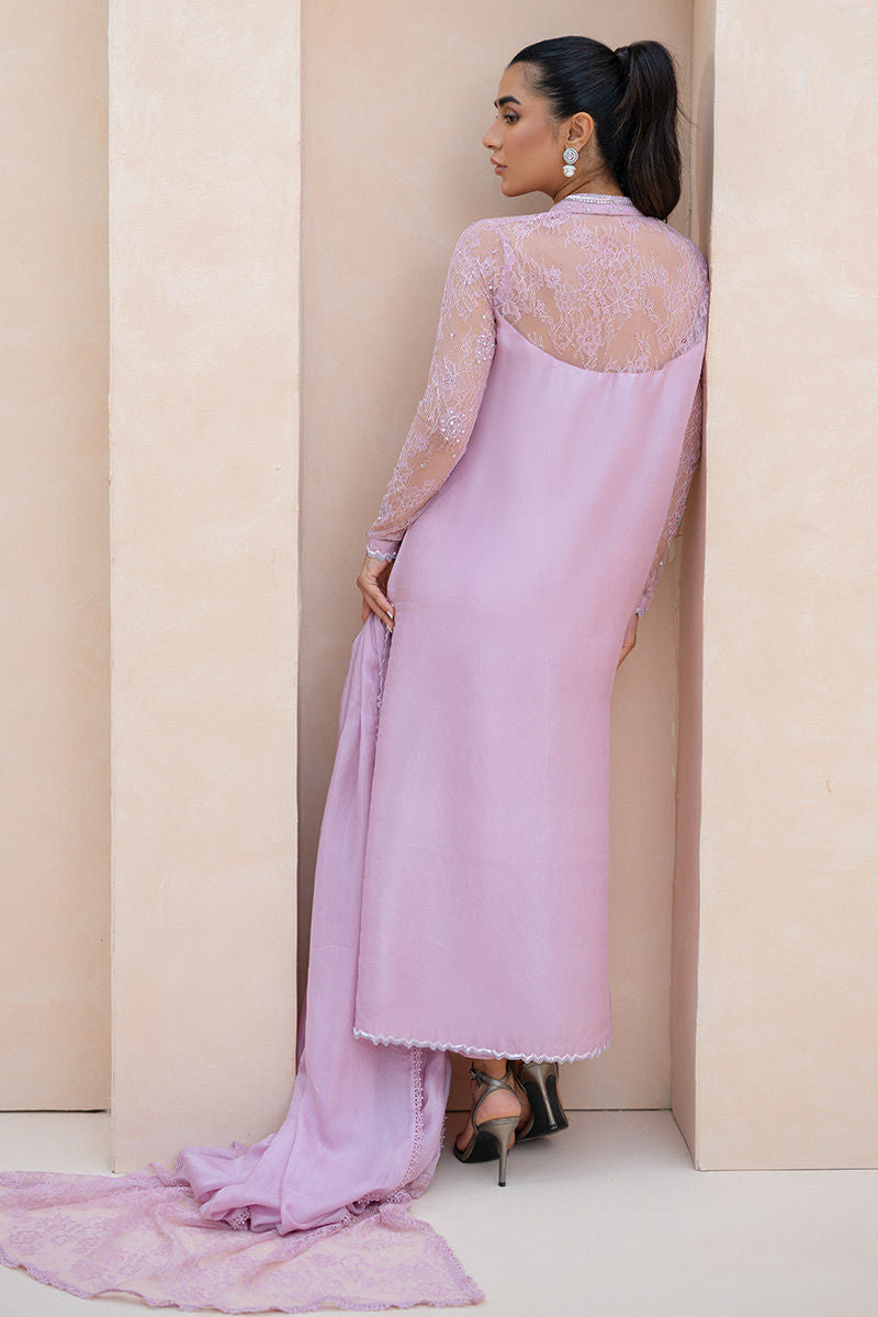 Ansab Jahangir | Luxury Silk Pret | LACE SONATA by Ansab Jahangir - Designer Dress - Type: Ladies Clothes - Available at Libayah - 100% Original