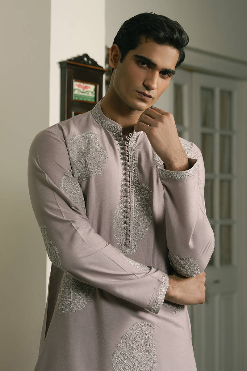Pakisatni Menswear | Mohsin Naveed Ranjah | Shazil by MNR - Designer Dress - Type: MensWear - Available at Libayah - 100% Original
