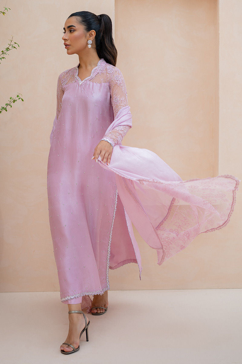 Ansab Jahangir | Luxury Silk Pret | LACE SONATA by Ansab Jahangir - Designer Dress - Type: Ladies Clothes - Available at Libayah - 100% Original