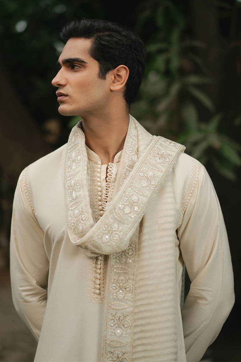 Pakisatni Menswear | Mohsin Naveed Ranjah | Zaydan by MNR - Designer Dress - Type: MensWear - Available at Libayah - 100% Original