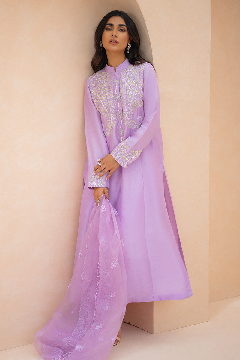 Ansab Jahangir | Luxury Silk Pret | AMARANTHINE by Ansab Jahangir - Designer Dress - Type: Ladies Clothes - Available at Libayah - 100% Original