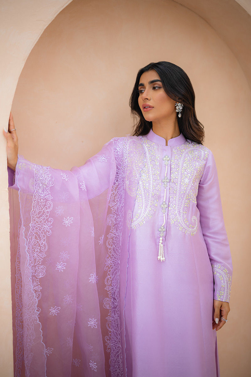 Ansab Jahangir | Luxury Silk Pret | AMARANTHINE by Ansab Jahangir - Designer Dress - Type: Ladies Clothes - Available at Libayah - 100% Original