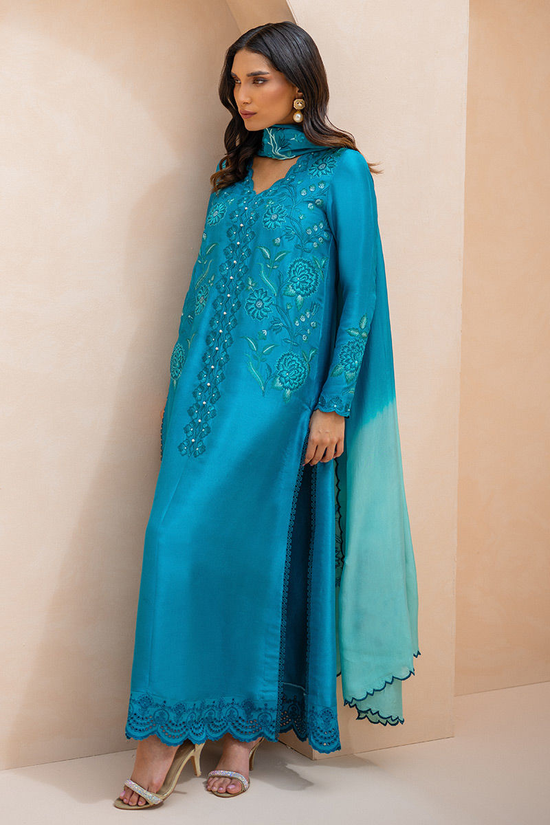 Ansab Jahangir | Luxury Silk Pret | MARINA by Ansab Jahangir - Designer Dress - Type: Ladies Clothes - Available at Libayah - 100% Original