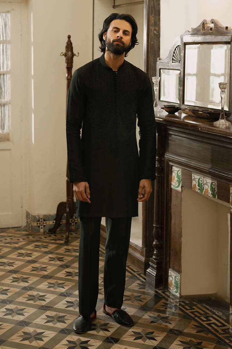 Pakisatni Menswear | Mohsin Naveed Ranjah | Wali by MNR - Designer Dress - Type: MensWear - Available at Libayah - 100% Original