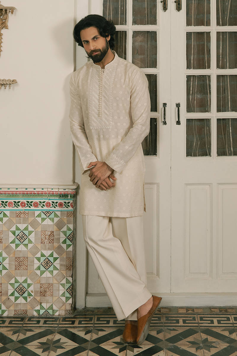 Pakisatni Menswear | Mohsin Naveed Ranjah | Mahbeer by MNR - Designer Dress - Type: MensWear - Available at Libayah - 100% Original