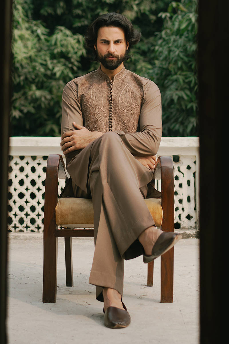 Pakisatni Menswear | Mohsin Naveed Ranjah | Rafayel by MNR - Designer Dress - Type: MensWear - Available at Libayah - 100% Original