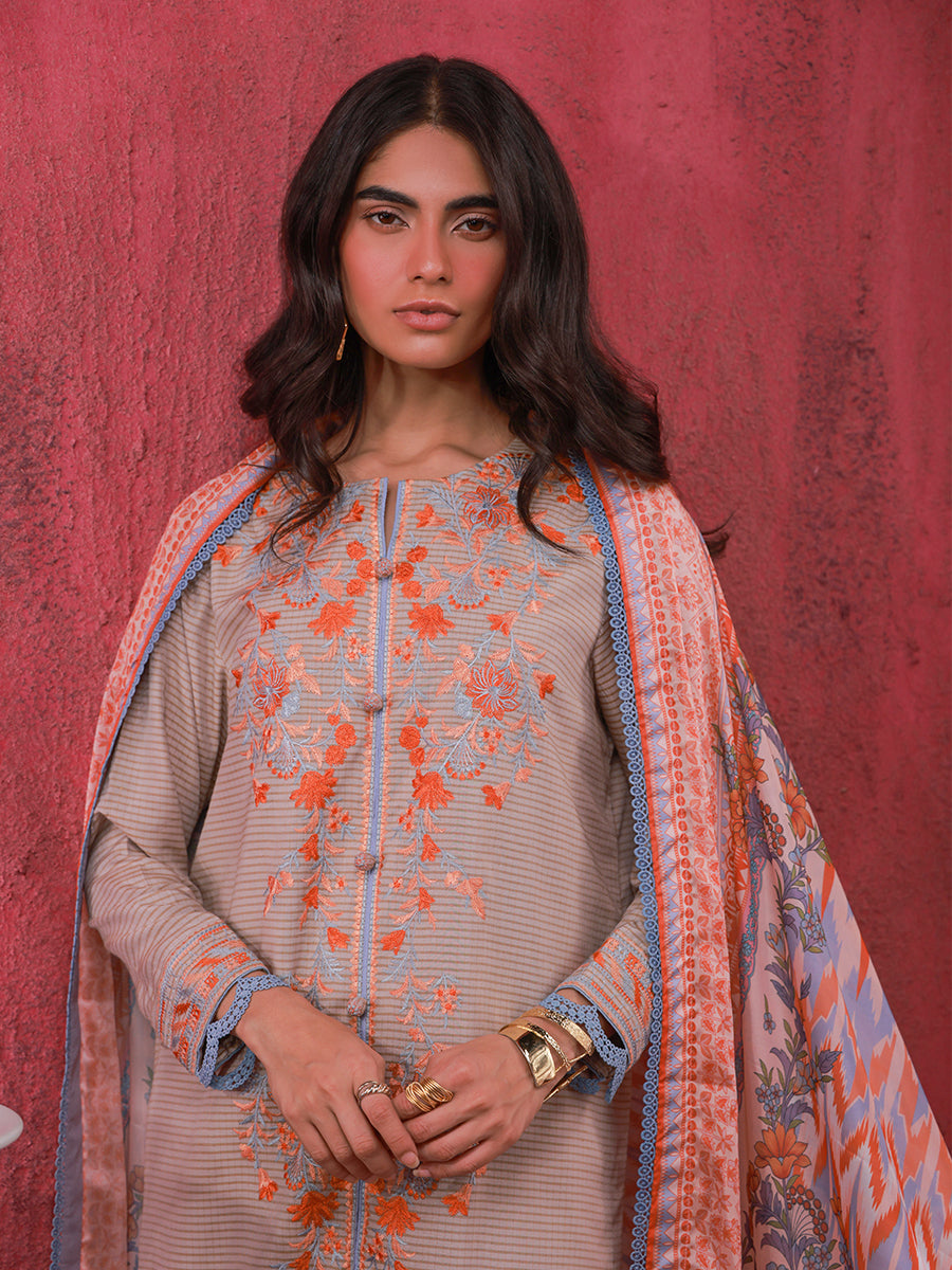Salitex | Zaria Luxury Lawn | A01 by Salitex - Designer Dress - Type: Luxury - Available at Libayah - 100% Original