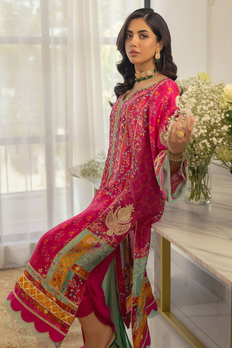 Annus Abrar | Luxe Silk Pret | RENYA-SHIRT AND DUPATTA by Annus Abrar - Designer Dress - Type: Ladies Clothes - Available at Libayah - 100% Original