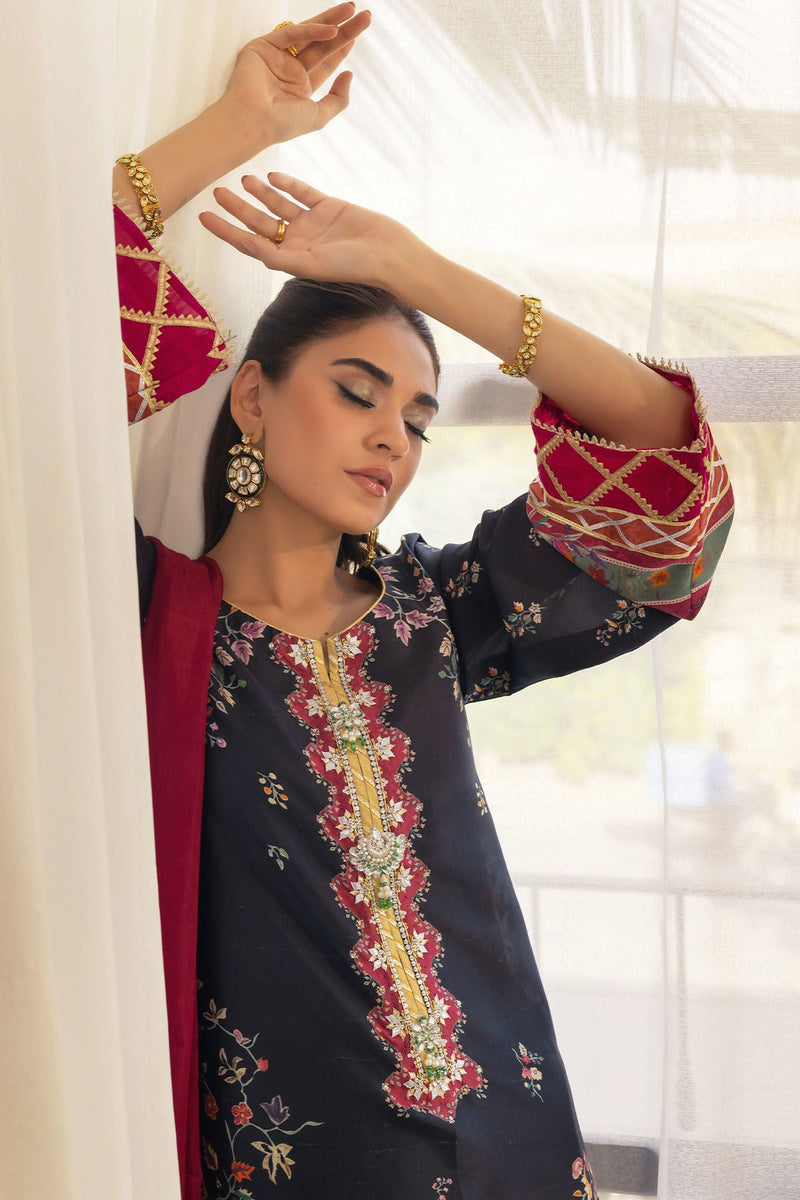 Annus Abrar | Luxe Silk Pret | BANIRA - SHIRT AND DUPATTA by Annus Abrar - Designer Dress - Type: Ladies Clothes - Available at Libayah - 100% Original