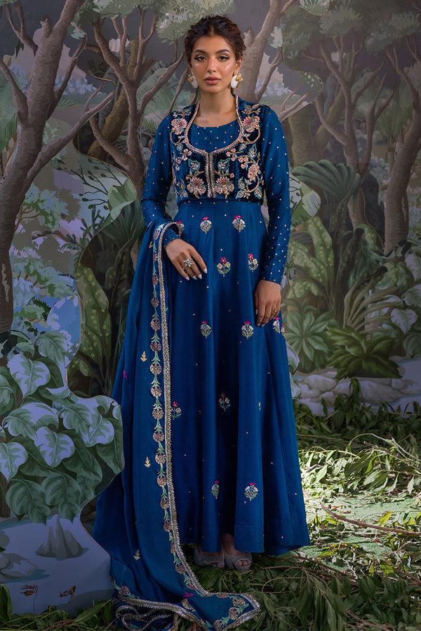 Ansab Jahangir | Bow Velvet Edit | CORALIE by Ansab Jahangir - Designer Dress - Type: Ladies Clothes - Available at Libayah - 100% Original
