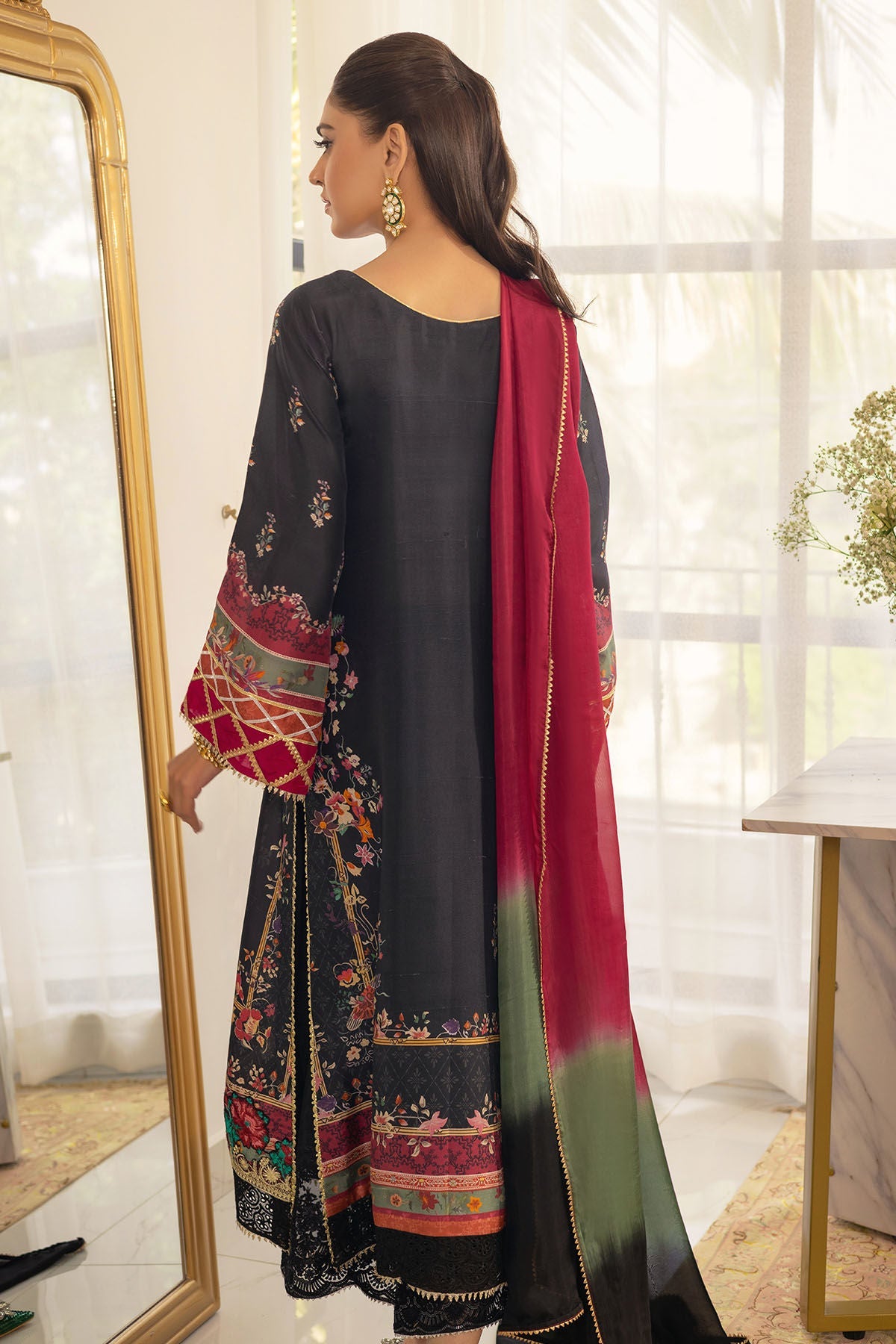 Annus Abrar | Luxe Silk Pret | BANIRA - SHIRT AND DUPATTA by Annus Abrar - Designer Dress - Type: Ladies Clothes - Available at Libayah - 100% Original