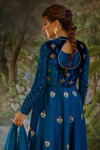 Ansab Jahangir | Bow Velvet Edit | CORALIE by Ansab Jahangir - Designer Dress - Type: Ladies Clothes - Available at Libayah - 100% Original