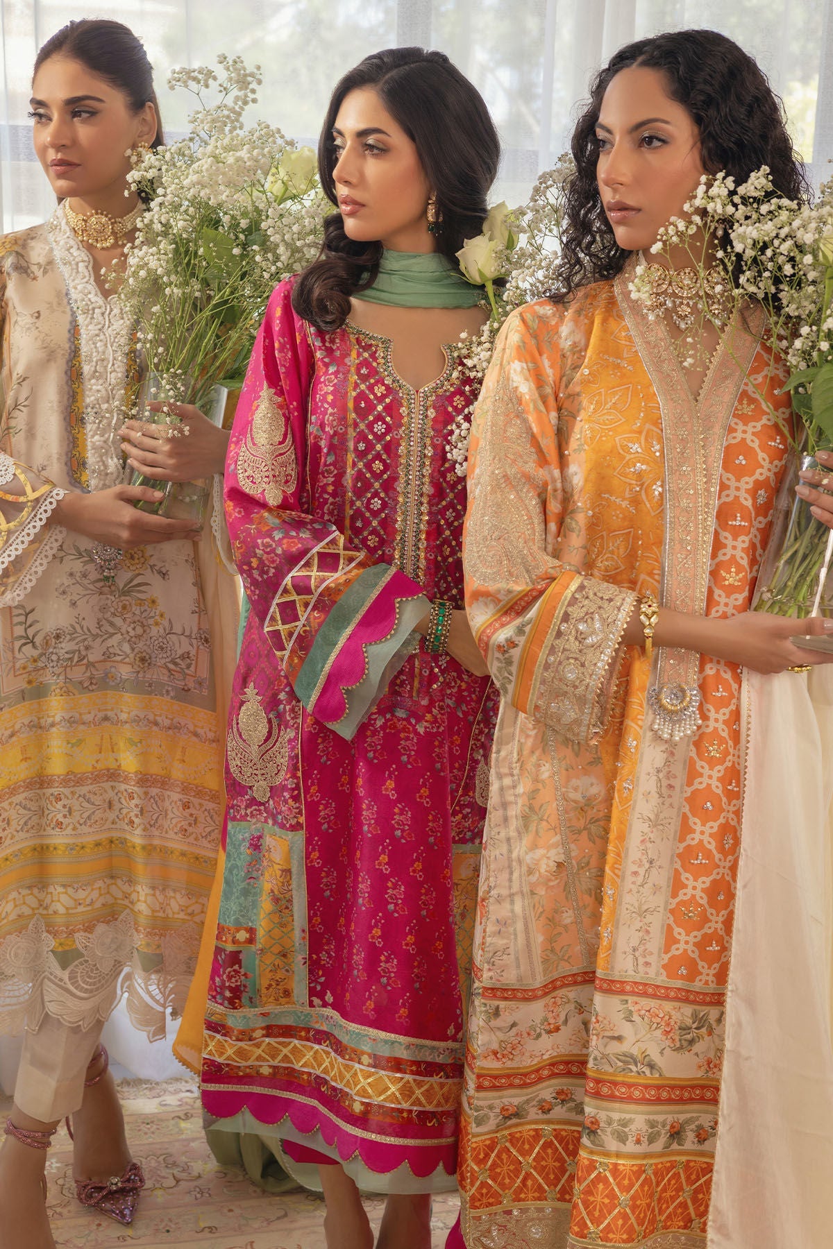 Annus Abrar | Luxe Silk Pret | LAMYA - SHIRT AND DUPATTA by Annus Abrar - Designer Dress - Type: Ladies Clothes - Available at Libayah - 100% Original