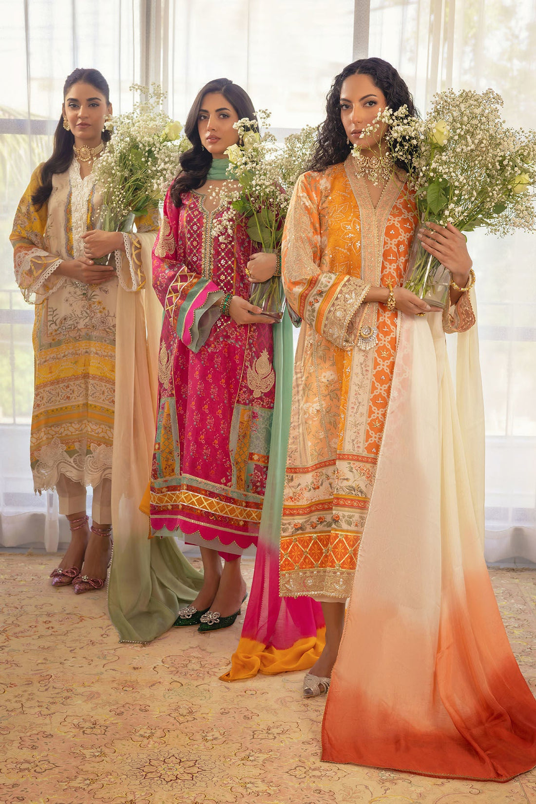 Annus Abrar | Luxe Silk Pret | LAMYA - SHIRT AND DUPATTA by Annus Abrar - Designer Dress - Type: Ladies Clothes - Available at Libayah - 100% Original