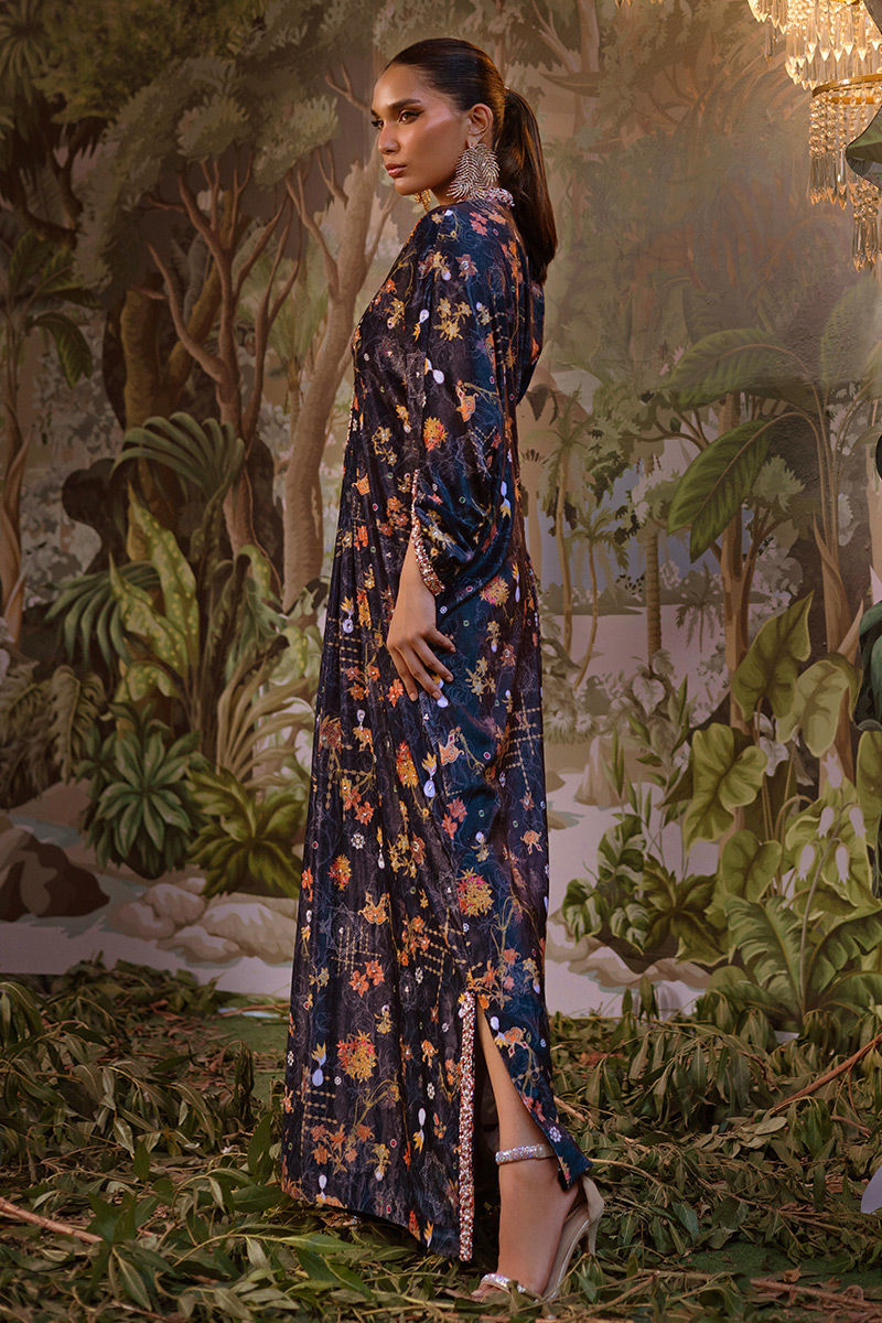 Ansab Jahangir | Bow Velvet Edit | AVELINA by Ansab Jahangir - Designer Dress - Type: Ladies Clothes - Available at Libayah - 100% Original