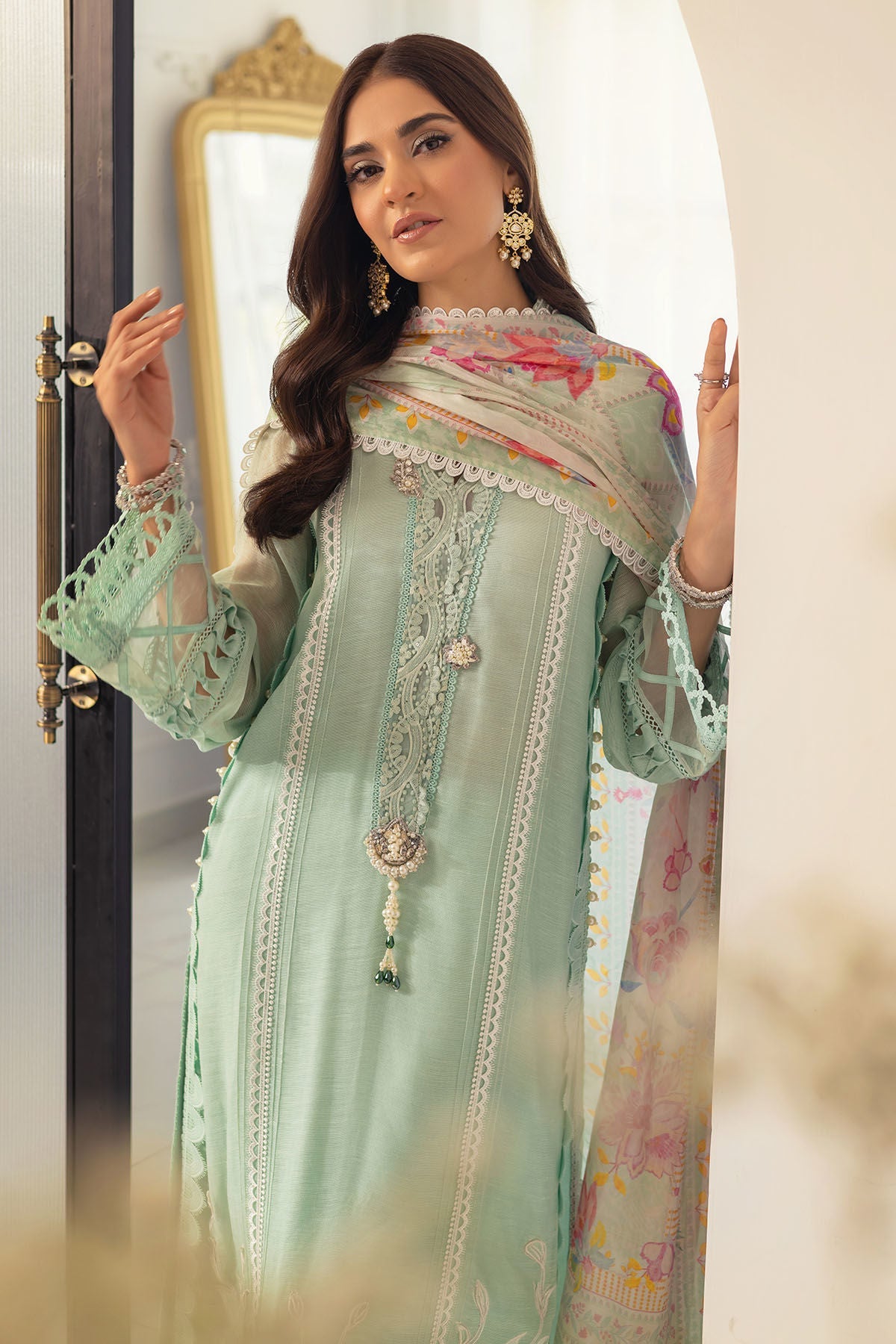 Annus Abrar | Designer Picks 24 | ZIKASHA - SHIRT, PANTS AND DUPATTA by Annus Abrar - Designer Dress - Type: Ladies Clothes - Available at Libayah - 100% Original