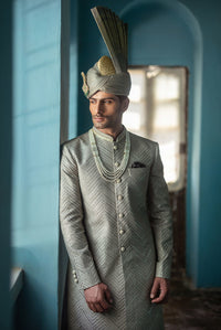 Pakistani Menswear | Deepak Perwani | Shr3439 by Libayah - Designer Dress - Type: MensWear - Available at Libayah - 100% Original