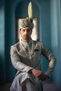 Pakistani Menswear | Deepak Perwani | Shr3439 by Libayah - Designer Dress - Type: MensWear - Available at Libayah - 100% Original