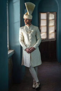 Pakistani Menswear | Deepak Perwani | Shr3443 by Libayah - Designer Dress - Type: MensWear - Available at Libayah - 100% Original
