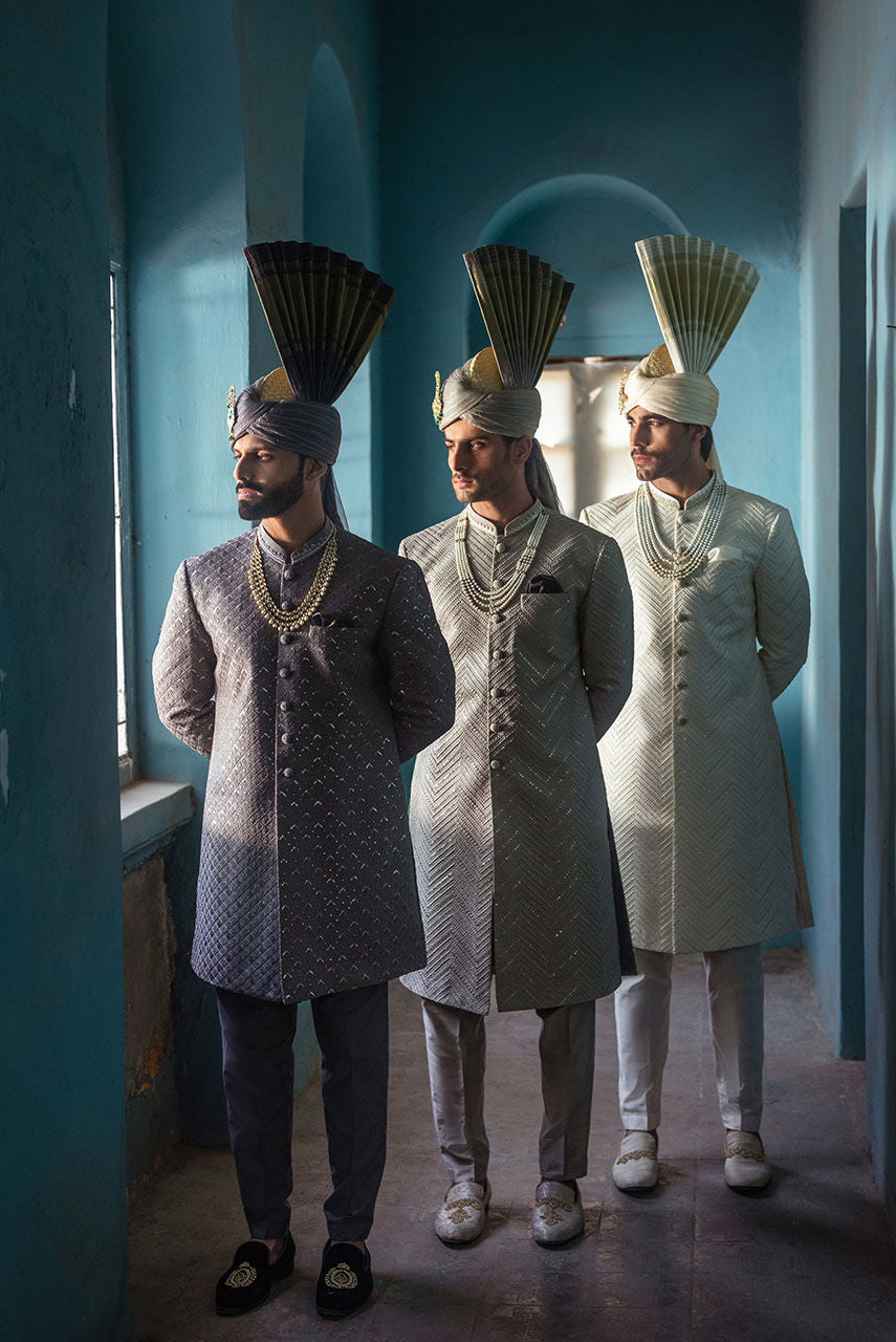 Pakistani Menswear | Deepak Perwani | Shr3439 by Libayah - Designer Dress - Type: MensWear - Available at Libayah - 100% Original