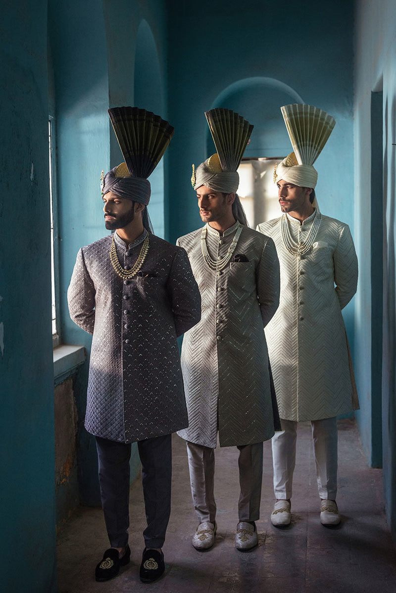 Pakistani Menswear | Deepak Perwani | Shr3439 by Libayah - Designer Dress - Type: MensWear - Available at Libayah - 100% Original