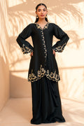 Fatima Khan | Flore Eid Luxe 26 | Noir Petale by Fatima Khan - Designer Dress  - Type : Ladies Clothes - Available at Libayah - 100% Original 