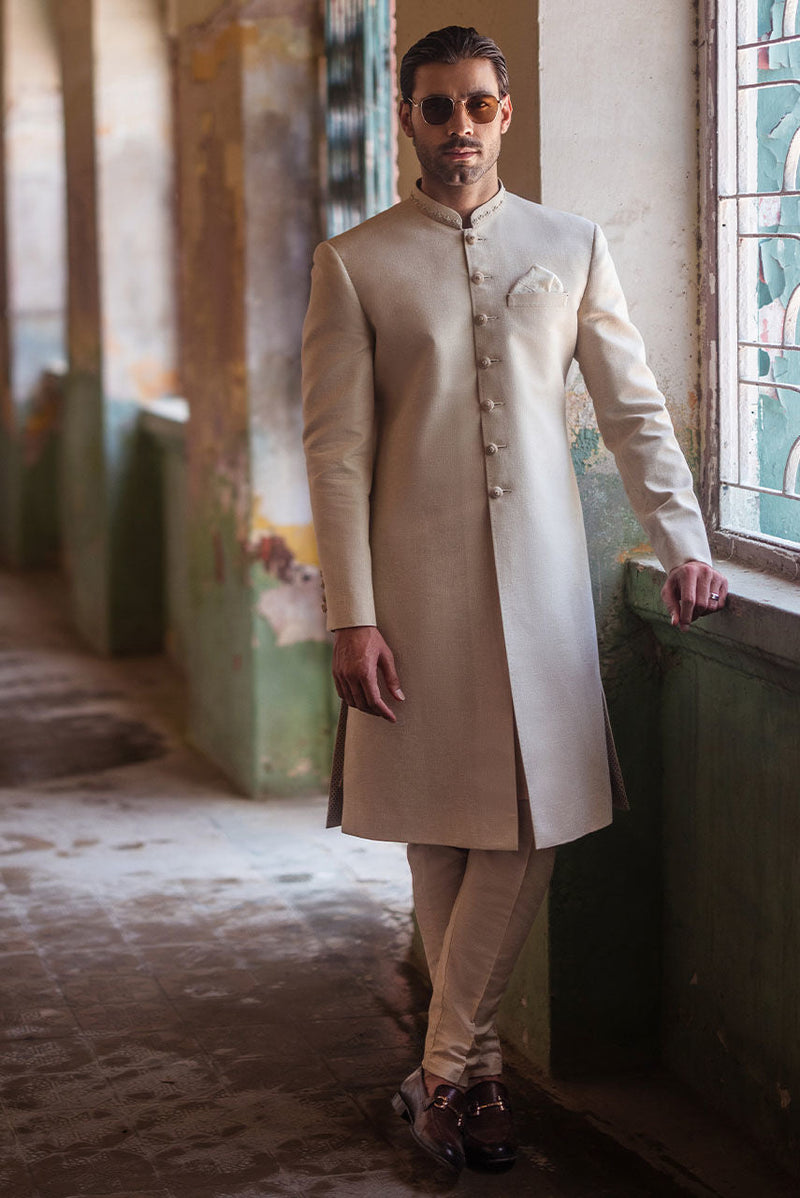 Pakistani Menswear | Deepak Perwani | Shr3442 by Libayah - Designer Dress - Type: MensWear - Available at Libayah - 100% Original