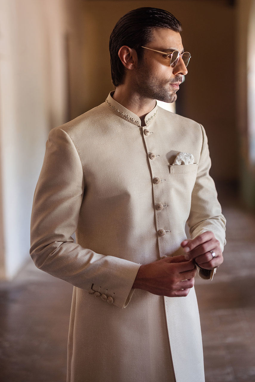 Pakistani Menswear | Deepak Perwani | Shr3442 by Libayah - Designer Dress - Type: MensWear - Available at Libayah - 100% Original