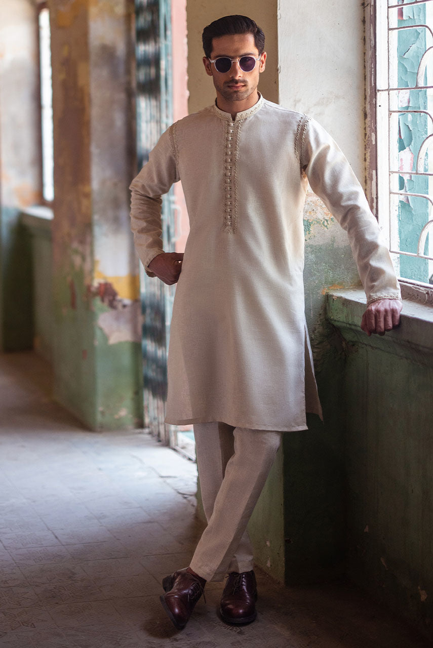 Pakistani Menswear | Deepak Perwani | Mof1952 by Libayah - Designer Dress - Type: MensWear - Available at Libayah - 100% Original