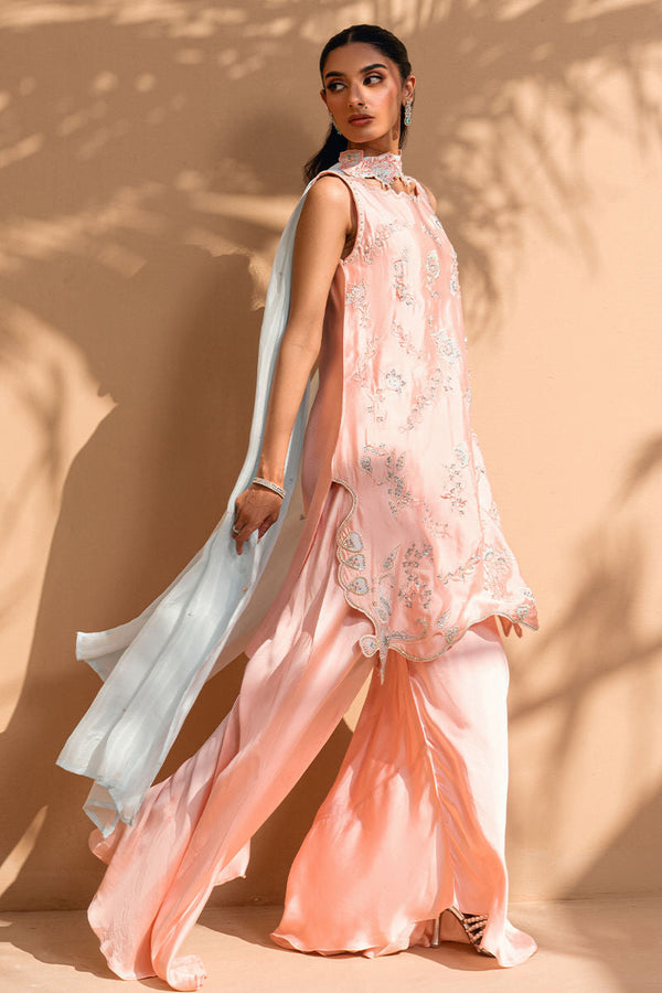 Fatima Khan | Flore Eid Luxe 26 | Blush Rose by Fatima Khan - Designer Dress  - Type : Ladies Clothes - Available at Libayah - 100% Original 